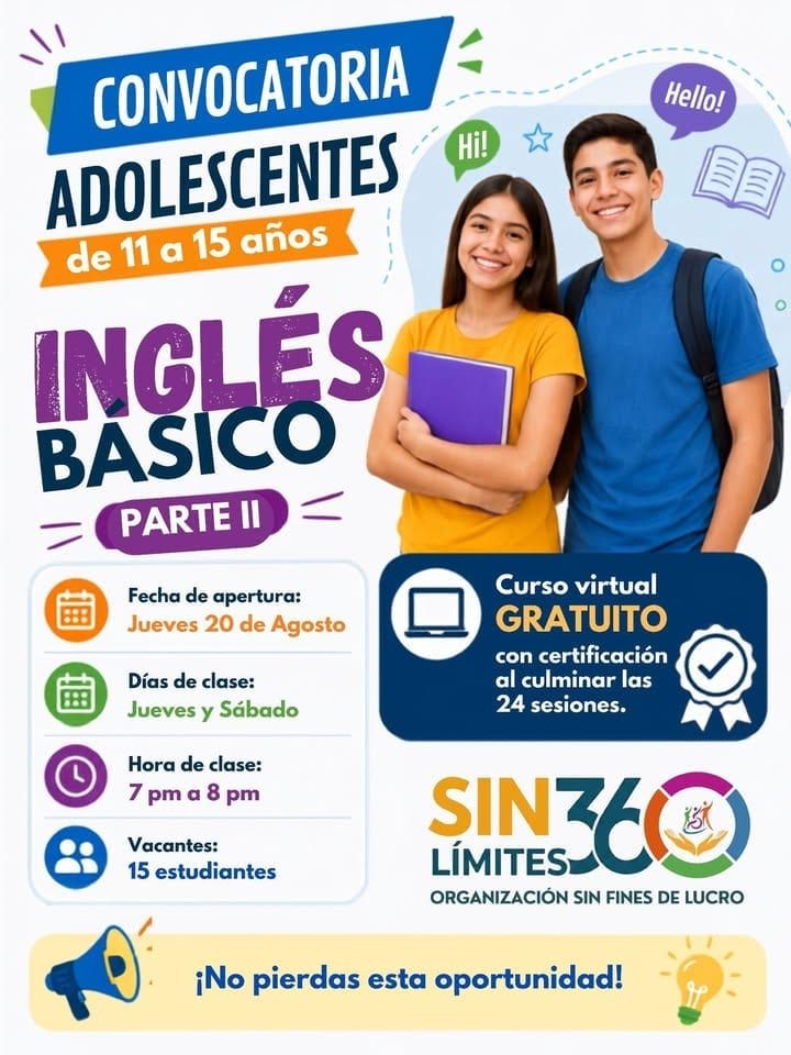 Abrimos Inglés Básico – Parte II para adolescentes: foto 1 de 1